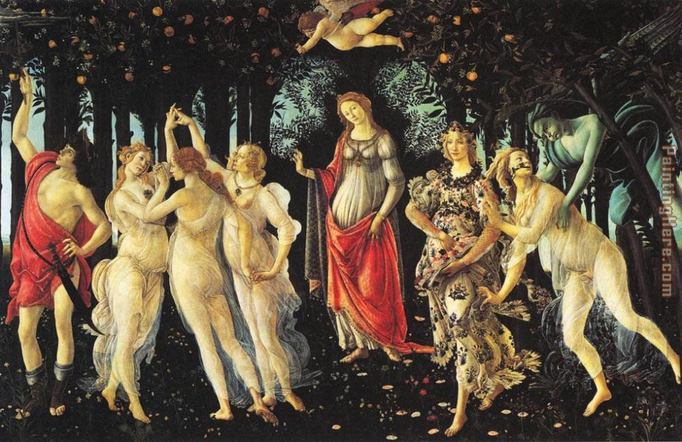 La Primavera painting - Sandro Botticelli La Primavera art painting